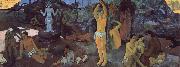 Paul Gauguin D ou venous-nous France oil painting artist